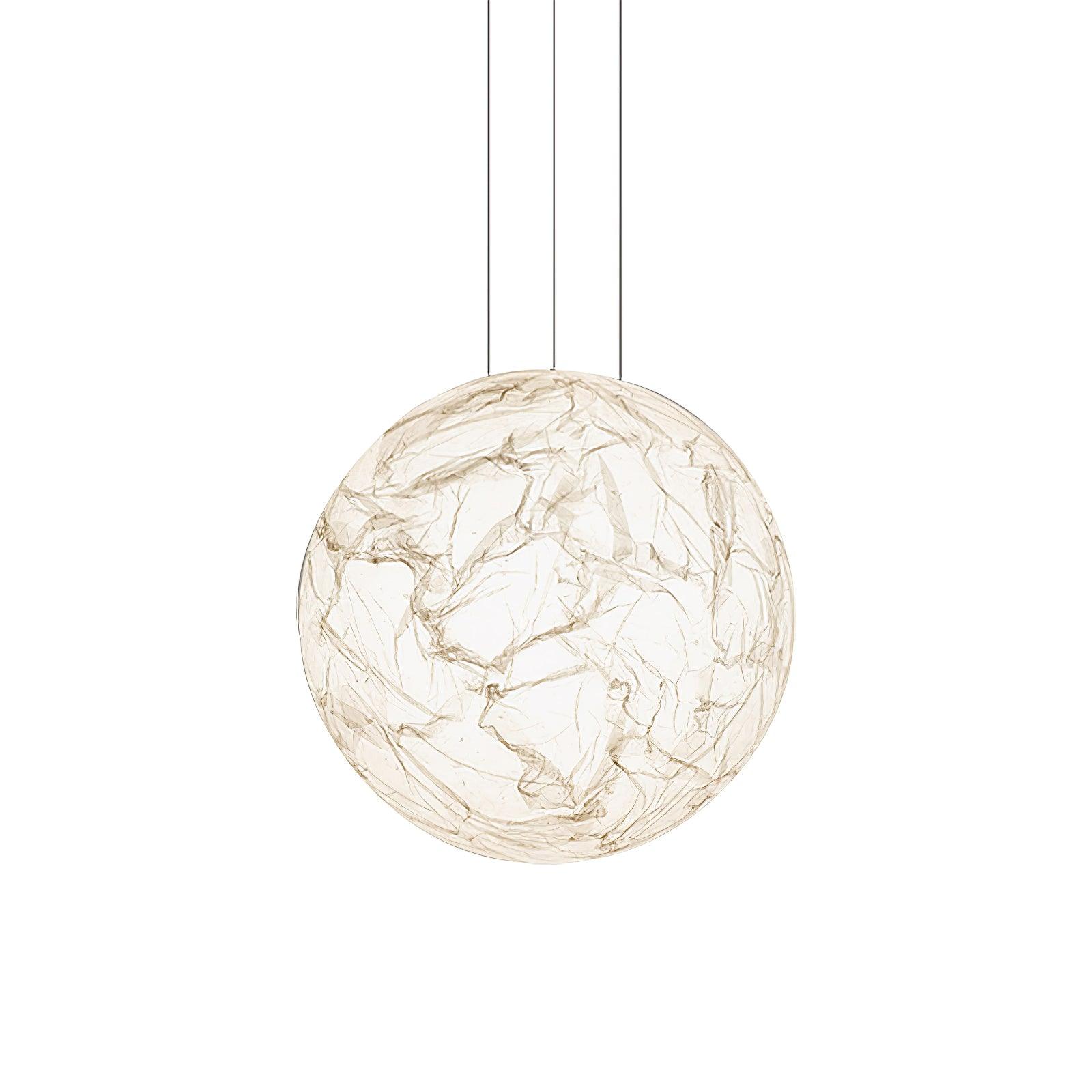 Globe Lampe Suspendue Minimaliste en Soie - Neutralighting