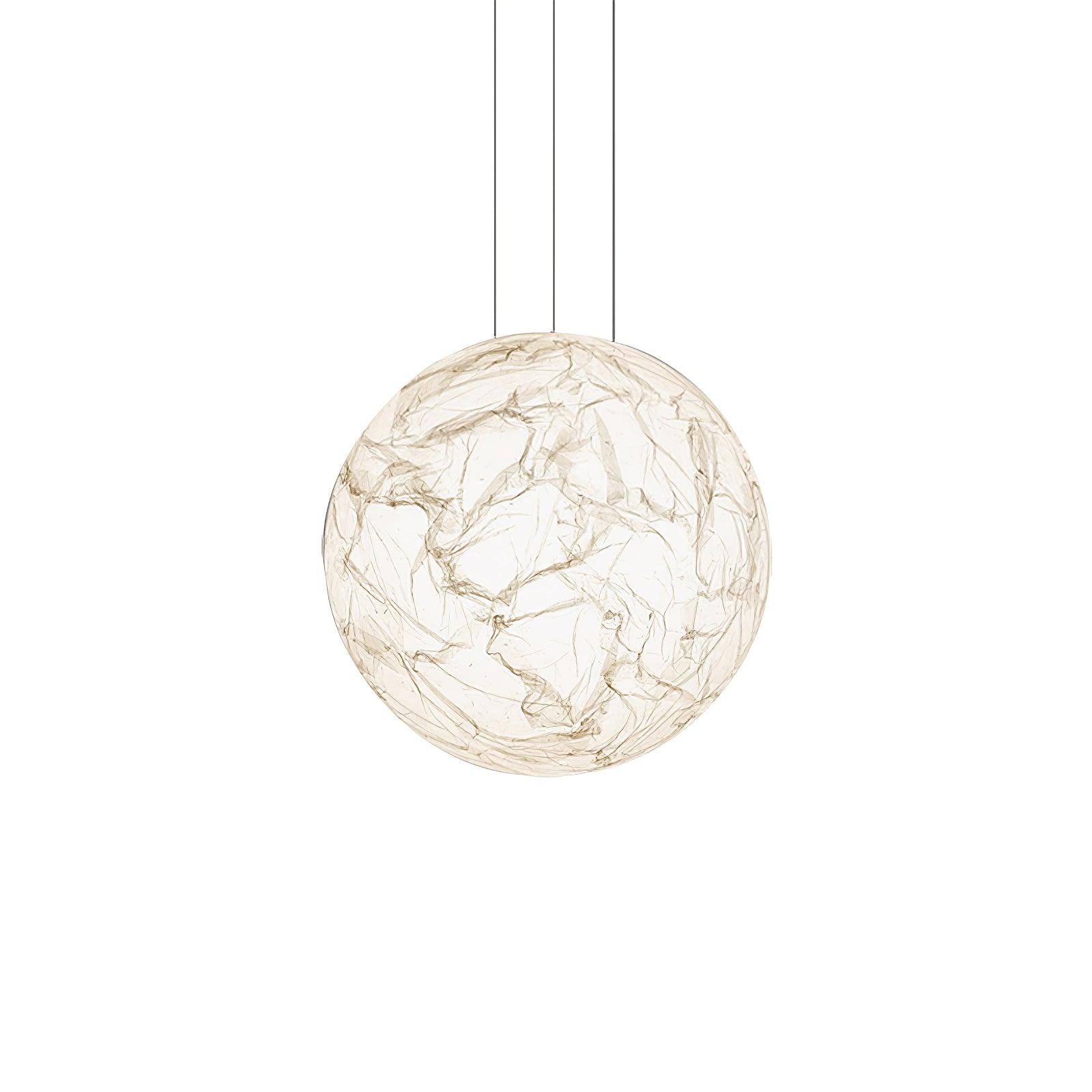 Globe Lampe Suspendue Minimaliste en Soie - Neutralighting