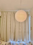 Globe Lampe Suspendue Minimaliste en Soie - Neutralighting