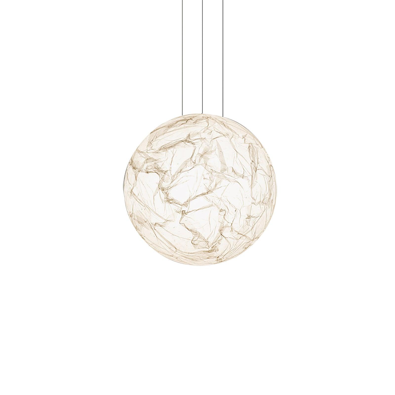 Globe Lampe Suspendue Minimaliste en Soie - Neutralighting