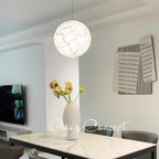 Globe Lampe Suspendue Minimaliste en Soie - Neutralighting