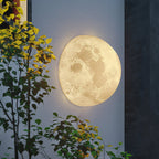 Olsolan Applique Murale 3D en Plastique Art Nordique Lune - Neutralighting