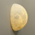 Olsolan Applique Murale 3D en Plastique Art Nordique Lune - Neutralighting