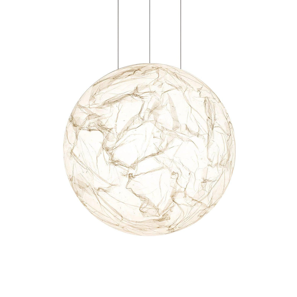 Globe Lampe Suspendue Minimaliste en Soie - Neutralighting