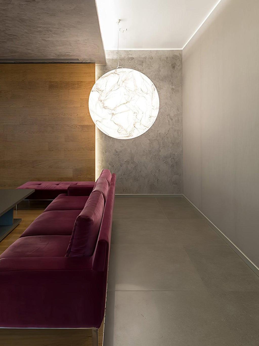 Globe Lampe Suspendue Minimaliste en Soie - Neutralighting