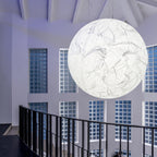 Globe Lampe Suspendue Minimaliste en Soie - Neutralighting