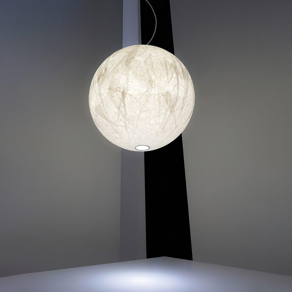 Globe Lampe Suspendue Minimaliste en Soie - Neutralighting