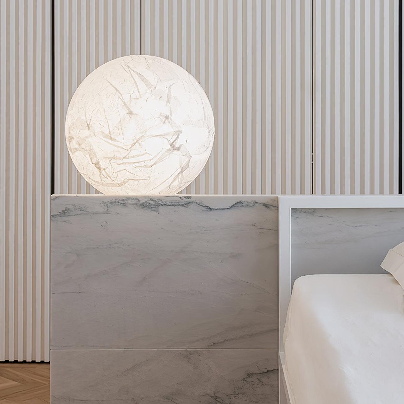 Globe Lampe Suspendue Minimaliste en Soie - Neutralighting