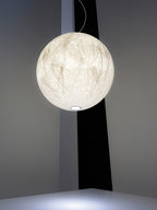 Globe Lampe Suspendue Minimaliste en Soie - Neutralighting