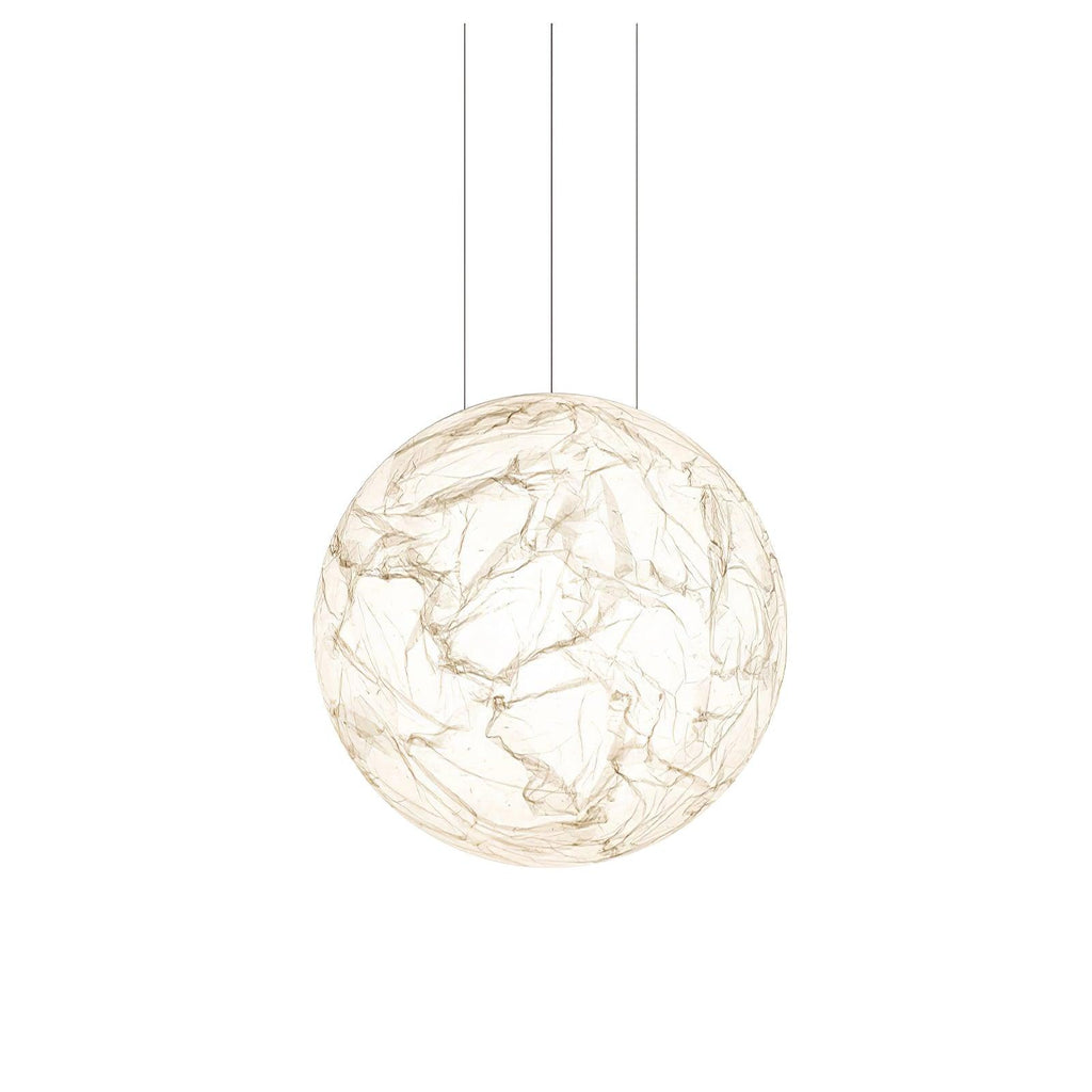Globe Lampe Suspendue Minimaliste en Soie - Neutralighting