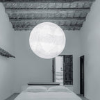 Globe Lampe Suspendue Minimaliste en Soie - Neutralighting
