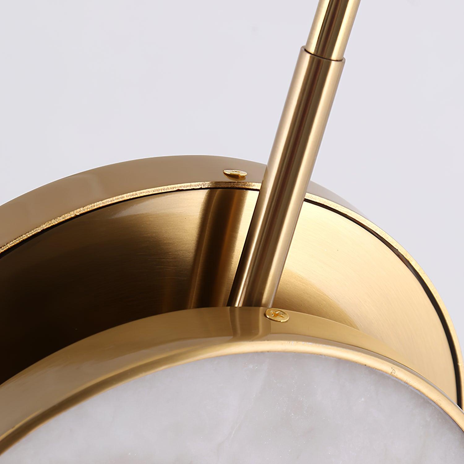 Synoryra Lampe Suspendue Double Disque en Albâtre - Neutralighting