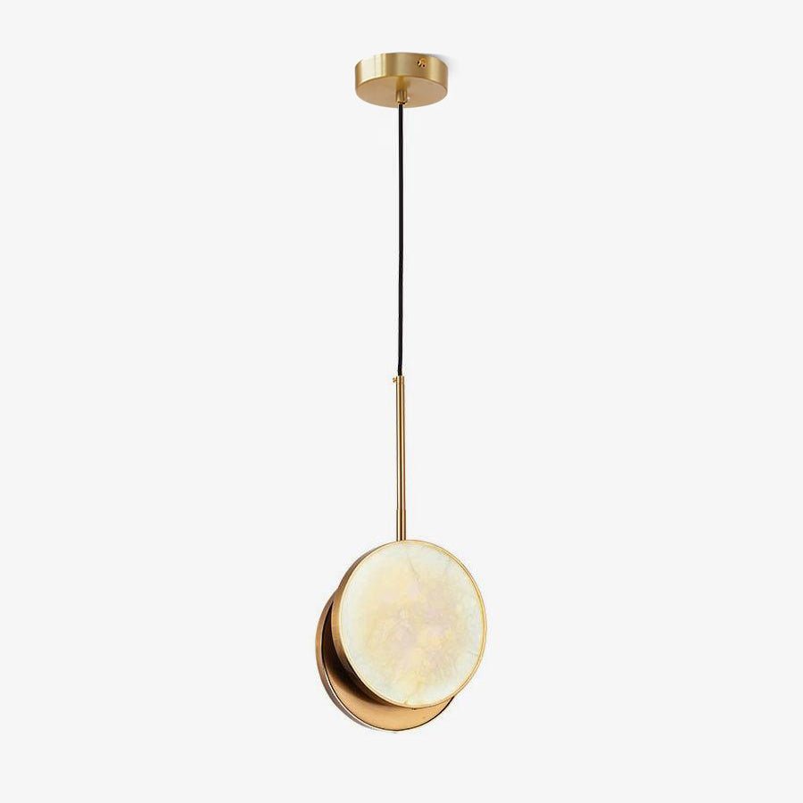 Synoryra Lampe Suspendue Double Disque en Albâtre - Neutralighting