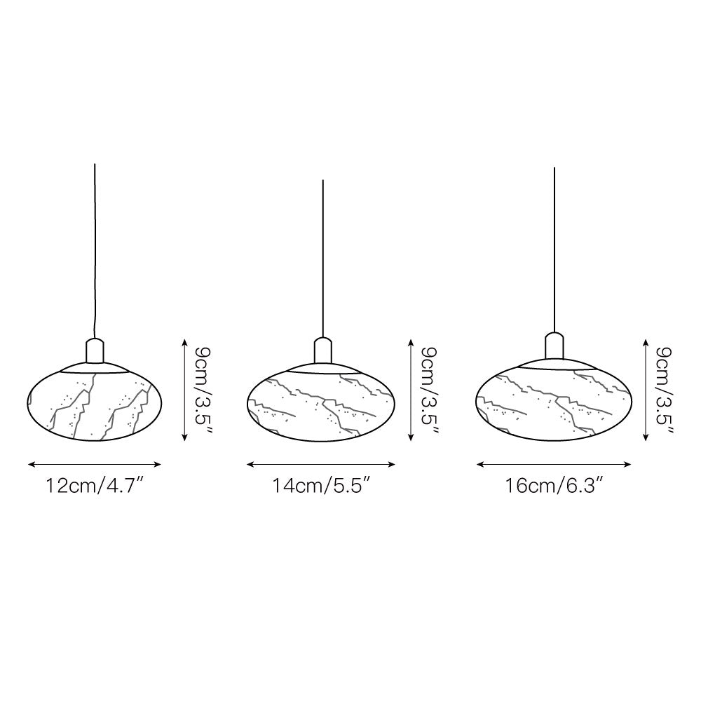 Cuthean Lampe Suspendue En Laiton Et Albâtre Minimaliste Moderne - Neutralighting