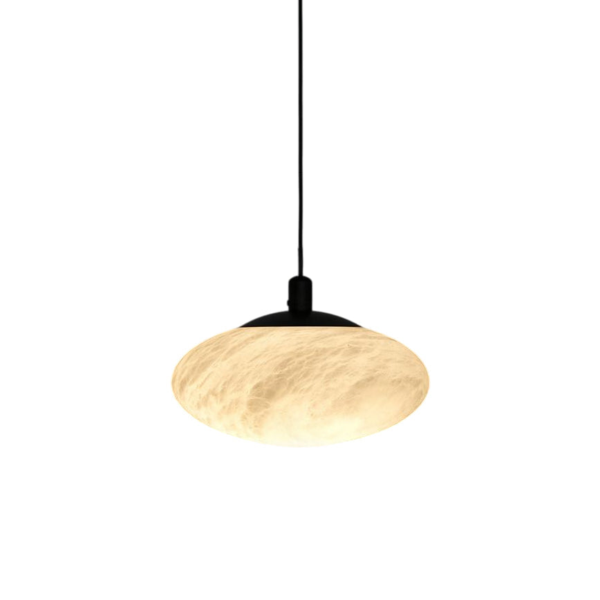 Cuthean Lampe Suspendue En Laiton Et Albâtre Minimaliste Moderne - Neutralighting