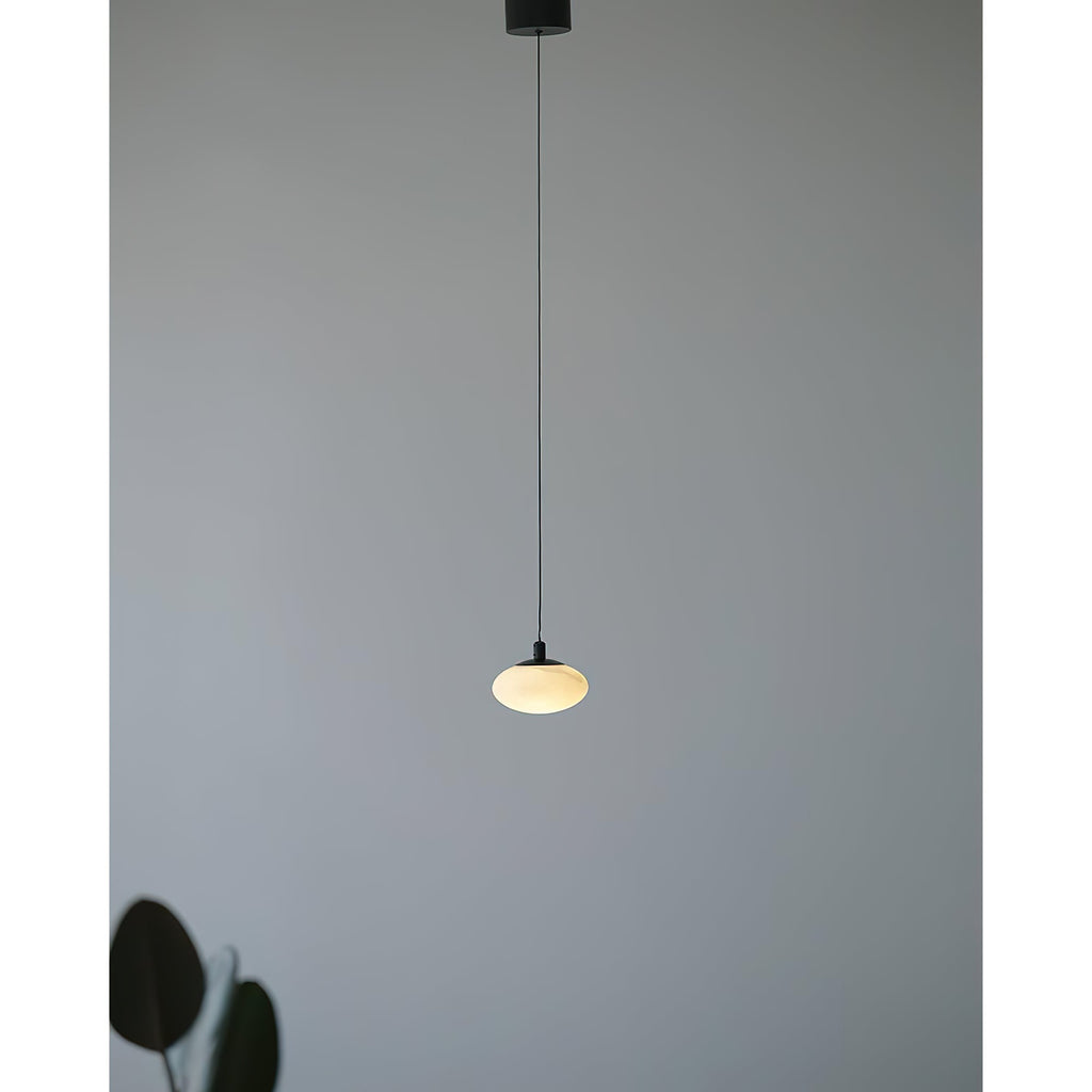 Cuthean Lampe Suspendue En Laiton Et Albâtre Minimaliste Moderne - Neutralighting