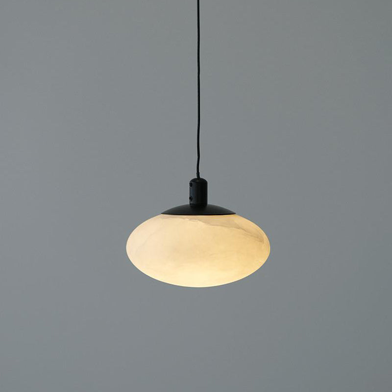 Cuthean Lampe Suspendue En Laiton Et Albâtre Minimaliste Moderne - Neutralighting