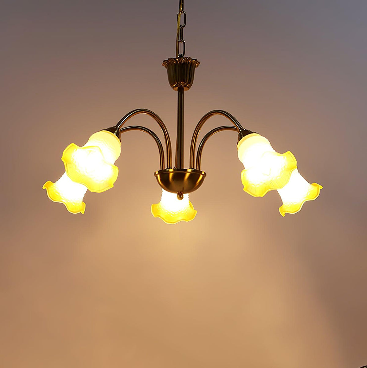Diane Vintage Glass Chandelier - Neutralighting