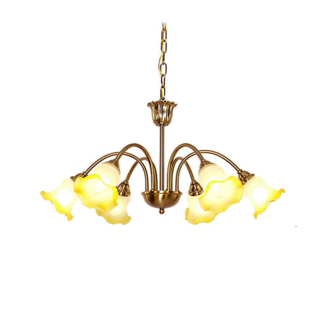 Diane Vintage Glass Chandelier - Neutralighting