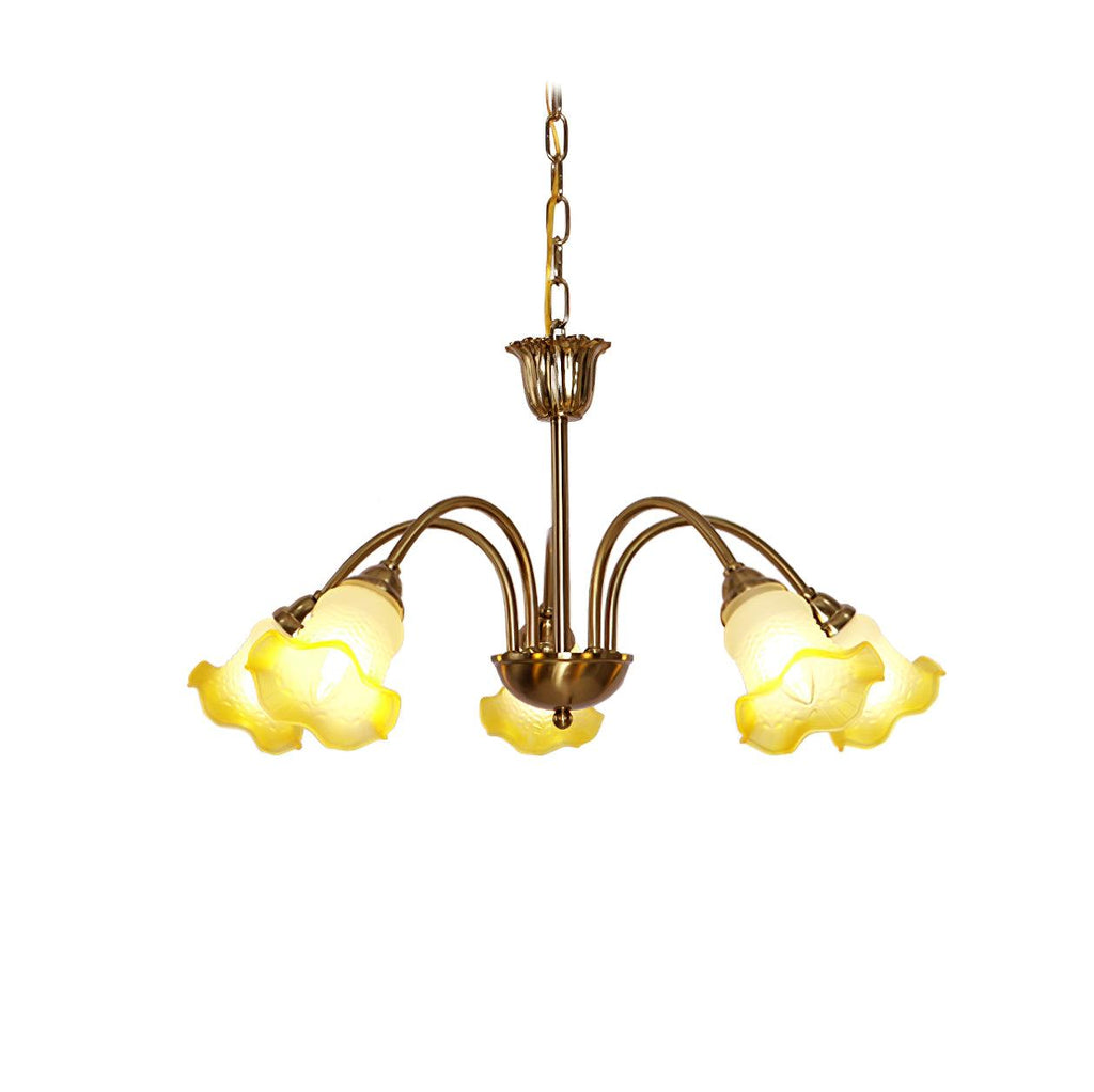 Diane Vintage Glass Chandelier - Neutralighting