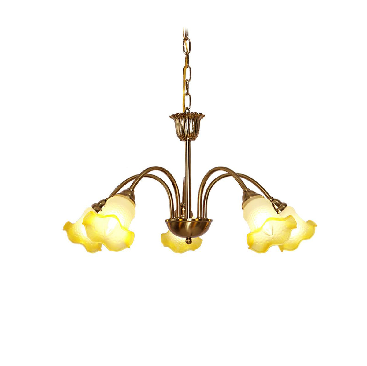 Diane Vintage Glass Chandelier - Neutralighting