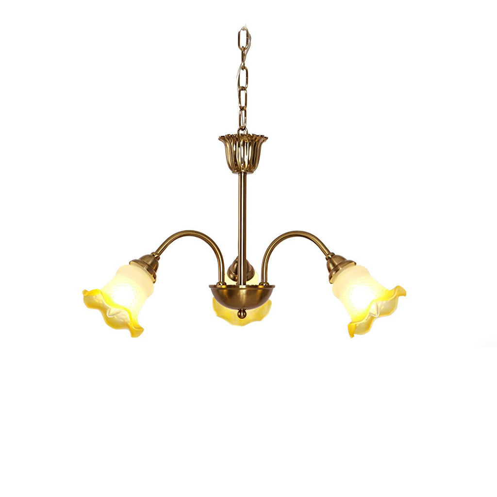 Diane Vintage Glass Chandelier - Neutralighting