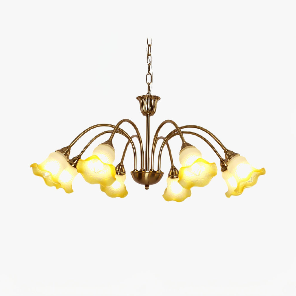 Diane Vintage Glass Chandelier - Neutralighting