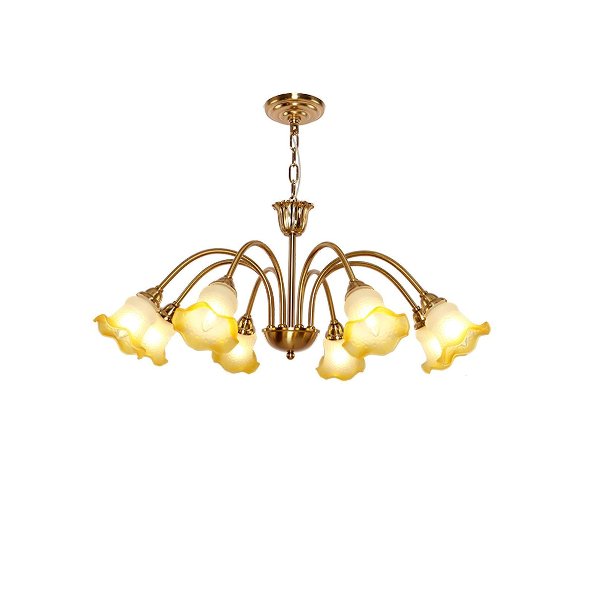 Diane Vintage Glass Chandelier - Neutralighting