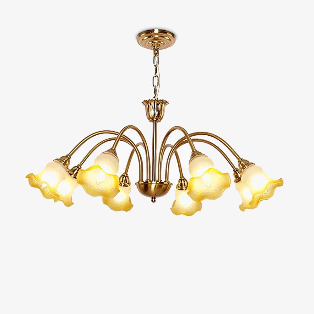 Diane Vintage Glass Chandelier - Neutralighting