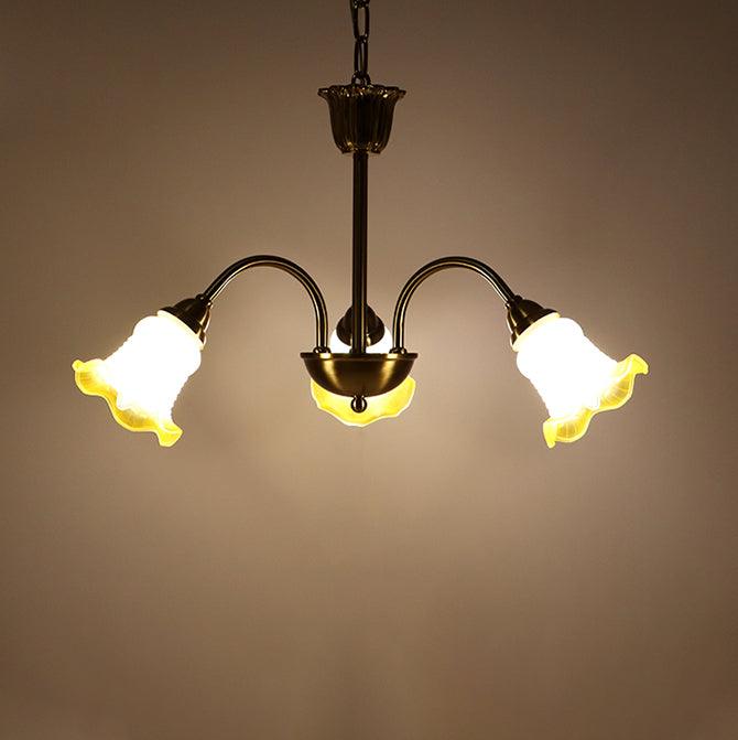 Diane Vintage Glass Chandelier - Neutralighting