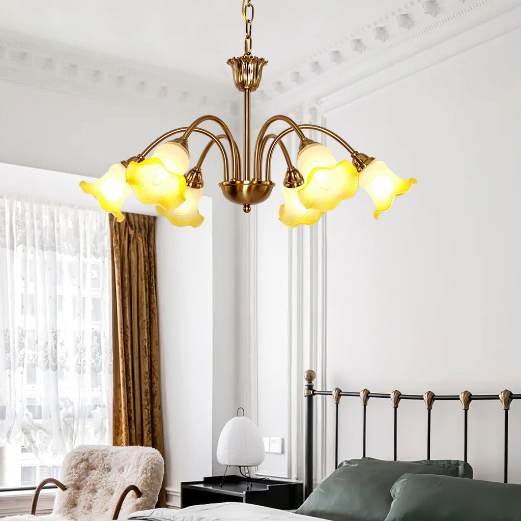 Diane Vintage Glass Chandelier - Neutralighting