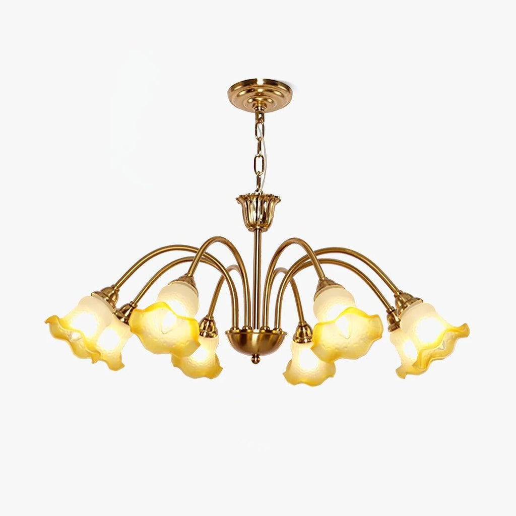 Diane Vintage Glass Chandelier - Neutralighting