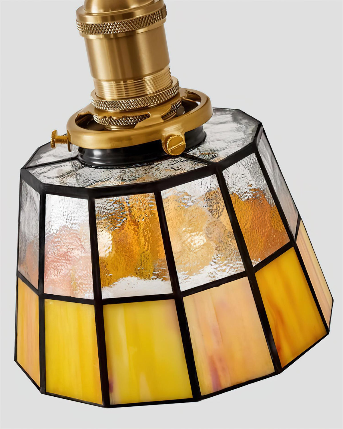 Tiffany Applique Murale Mosaïque avec Chaîne à Tirette - Neutralighting
