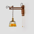 Tiffany Applique Murale Mosaïque avec Chaîne à Tirette - Neutralighting