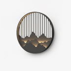 Sumi Applique Murale Circulaire Montagne - Neutralighting