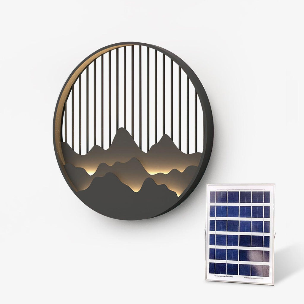 Sumi Applique Murale Circulaire Montagne - Neutralighting