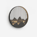 Mountain Wall Lamp Outdoor Circular Silhouette - Neutralighting