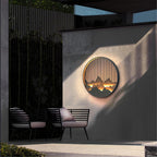 Sumi Applique Murale Circulaire Montagne - Neutralighting