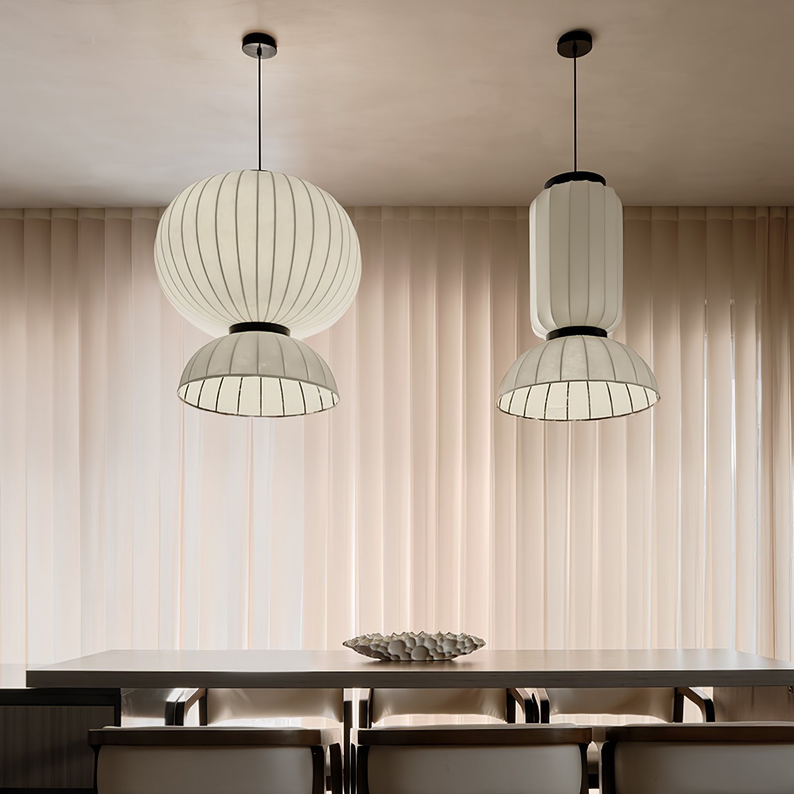 Eurzorion Soie Lanterne Suspension Lumière - Neutralighting