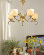 Mullan Lustre Laiton Résine Blanc Or - Neutralighting