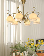 Mullan Lustre Laiton Résine Blanc Or - Neutralighting