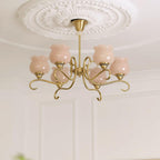 Mullan Lustre Laiton Résine Blanc Or - Neutralighting