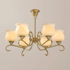 Mullan Lustre Laiton Résine Blanc Or - Neutralighting