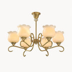 Mullan Lustre Laiton Résine Blanc Or - Neutralighting