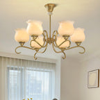 Mullan Lustre Laiton Résine Blanc Or - Neutralighting