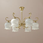 Mullan Lustre Laiton Résine Blanc Or - Neutralighting