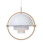 Lustra Lampe Pendante Boule Déformée Dorée - Neutralighting