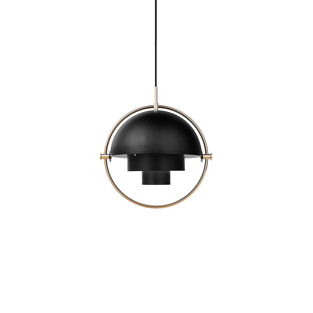Lustra Lampe Pendante Boule Déformée Dorée - Neutralighting