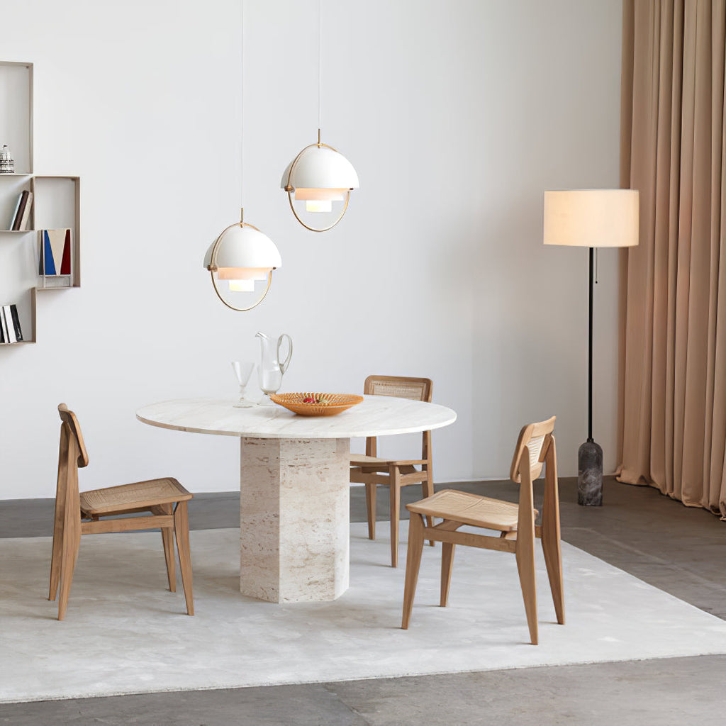 Lustra Lampe Pendante Boule Déformée Dorée - Neutralighting