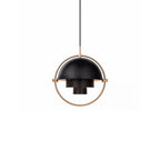 Lustra Lampe Pendante Boule Déformée Dorée - Neutralighting